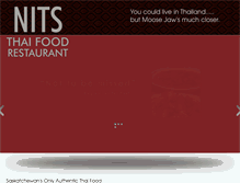 Tablet Screenshot of nitsthaifood.ca